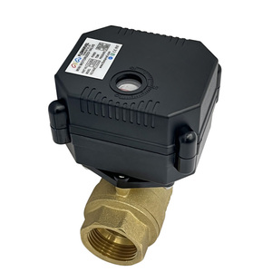 Flomarvel Fh-mo/fh-s 12v 24v 110v 220v Vanne à boisseau sphérique miniature en PVC, plastique, acier inoxydable, laiton, actionnée par moteur, avec fonction de sécurité en cas de panne - Product Image 2