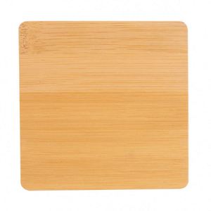 Posavasos Promocional de Bambú con Código QR, en Madera, Venta Caliente - Product Image 3