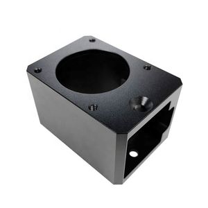 Fabrication sur mesure de haute qualité en aluminium et acier inoxydable, usinage de précision CNC, fraisage, brochage, alliage 6061 anodisé noir - Product Image 1