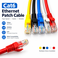 Câble de raccordement Ethernet Cat6 RJ45 pour ordinateur de bureau, routeur et commutateur