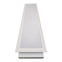 Plafonnier LED Moderne en Aluminium OEM T5/T8 1,2 m 1x4 pi 110V-220V 2x18W 2x36W Luminaire de Surface à Grille 30x120 cm