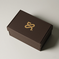 Emballage de boîte à chaussures avec impression offset et feuille d'or finition mate boîte à chaussures pour chaussures cosmétiques vêtements cadeaux emballage