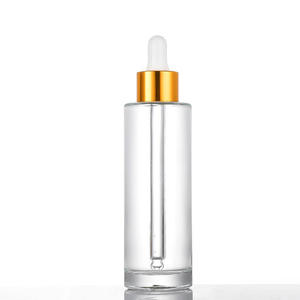 Custom 20ml 30ml 40ml 50ml 60ml 80ml 100ml 120ml Round Cylinder Frosted Clear Glass Oil <b>Dropper</b> <b>Bottle</b> Gold <b>Dropper</b> <b>Bottles</b> Box - Product Image 6