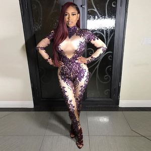 Womens <strong>Dresses</strong> <strong>See</strong> <strong>Through</strong> Rhinestone Bodycon Club <strong>Dresses</strong> Ladies <strong>See</strong> <strong>Through</strong> <strong>Dress</strong> Night Sexy Clubwear Party Jumpsuit Romper - Product Image 2