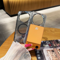Étui de téléphone en titane argenté à grain tissé, cadre en TPU avec bordure d'appareil photo en alliage de nickel, coque de protection magnétique OppoA6pro