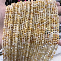 Perles en vrac de topaze facettée de 2 mm, 3 mm, 4 mm pour la fabrication de bijoux – Vente en gros
