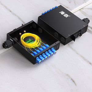 กล่องขั้วสายไฟเบอร์ออปติกแบบ6พอร์ตกล่องขั้วต่อสายไฟเบอร์ออปติก FTTH 35มม. เกรดอุตสาหกรรม - Product Image 2
