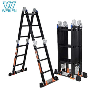 Outil <span class=keywords><strong>de</strong></span> <span class=keywords><strong>toit</strong></span> en gros d'usine <span class=keywords><strong>échelle</strong></span> pliable à marches polyvalentes pour entrepôt domestique <span class=keywords><strong>échelle</strong></span> pliante en aluminium prix bon marché - Product Image 1