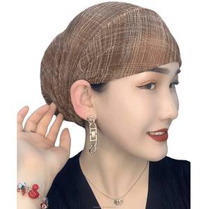YASEEN 5 pañuelos de cabeza para mujer en diferentes colores, gorros musulmanes de malla transpirable, ecológicos, para todas las estaciones, venta al por mayor. - Product Image 6