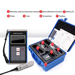 Draagbare NDT digitale ultrasone laagdiktemeter voor niet-geleidende deklaag - Product Image 6