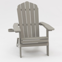 Chaises de plage modernes d'extérieur pour jardin et jardin, chaises pliantes en contreplaqué de maskinongé