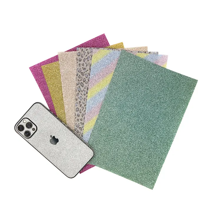 New Product Hot Sale Luxury Diamond Mobile Phone Back Cover Bling Design Colorful Back Sticker Film