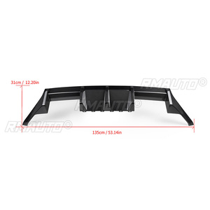 Difusor Trasero de Fibra de Carbono Estilo OEM, Alerón, Divisores Laterales, Protector para BMW G87 M2 2023-IN - Product Image 6