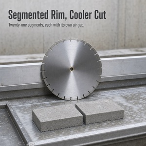 Lame de scie diamantée segmentée ANGHUA, disque de coupe à sec et humide, usage général, vente en gros - Product Image 2