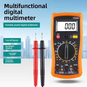 Multímetro Digital Anti-caída, Probador de Circuitos Electrónicos, Profesional, con Rango Automático, para Uso Escolar y de <span class=keywords><strong>Física</strong></span> - Product Image 4