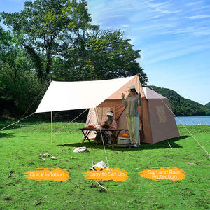 Factory Direct tente extérieure 2 en 1 pour 3 à 5 personnes <span class=keywords><strong>avec</strong></span> <span class=keywords><strong>extension</strong></span> d'auvent <span class=keywords><strong>abri</strong></span> de camping pour aventures en plein air camping - Product Image 4