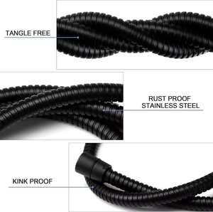 Manguera de Ducha de Acero Inoxidable Moderna, Flexible y Duradera de Alta Calidad con Tuerca de Inserción de Latón, Resistente a la Oxidación y sin Enredos, para Uso en Baños - Product Image 4