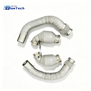 Tubo de Escape de Alto Rendimiento para BMW F90 M5 Competition S63 4.4L V8 Twin Turbo, Acero Inoxidable 304, Ajuste Directo con Protector Térmico - Product Image 2