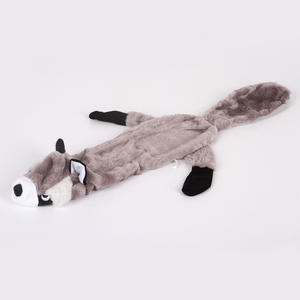Venda quente Bonito Animal Forma Squeaky Não Recheio De Dentes De Pelúcia Limpeza <span class=keywords><strong>Raccoon</strong></span> <span class=keywords><strong>Dog</strong></span> Chew Brinquedos Para Diversões - Product Image 4