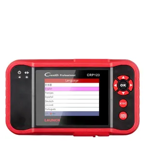 Launch crp123 obd2 scanner automotivo, ferramenta de diagnóstico do motor/abs/srs/transmissão, abs, leitor de código