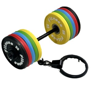 พวงกุญแจยางนิ่มรูปบาร์เบลขนาดใหญ่ รุ่น Huakai <span class=keywords><strong>Miu</strong></span> Series คุณภาพสูง เป็นมิตรกับสิ่งแวดล้อม เหมาะสำหรับตกแต่งกระเป๋าออกกำลังกาย - Product Image 5