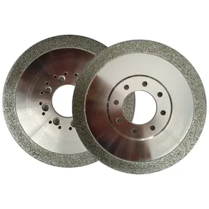 RUIZUAN customized Electroplated diamond grinding cast iron grinding wheels small deburring wheels for maus machines