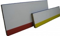 Feuilles de plastique artificielles de panneau de clôture de barrière de patinoire pour l'usage de patinoire/panneau extérieur durable de Dasher de HDPE