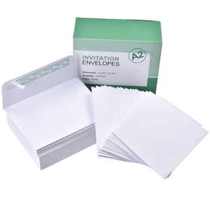 Enveloppes A6 auto-scellantes 6.5*4.75 "enveloppes d'invitation en papier <span class=keywords><strong>kraft</strong></span> <span class=keywords><strong>blanc</strong></span> pour 4x6 cartes Photos Invitations anniversaire de mariage - Product Image 2