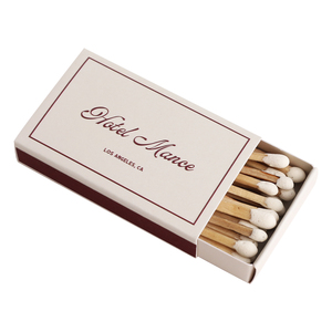 An toàn tùy biến phù hợp với hộp bao bì biểu tượng tùy chỉnh kích thước in ấn giấy trắng Matchbox với trận đấu - Product Image 5