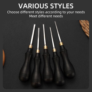 JP Diy Griff Leder Bastel werkzeug Leder Handgemachte Edger Creaser Leder Edge Beveler - Product Image 4