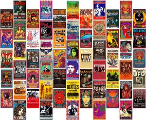 Custom Vintage Rock <strong>Band</strong> <strong>Posters</strong> 70s 80s 90s Retro Concert Prints <strong>Poster</strong> for Bedroom Wall Art Decor Album Cover Collage <strong>Poster</strong> - Product Image 4