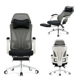 Ventes d'usine de chaises de bureau ergonomiques pivotantes à dossier haut de gamme de luxe en maille <span class=keywords><strong>Chaise</strong></span> de jeu roulante pour le personnel - Product Image 2