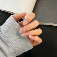 Faux Ongles en Amande de Haute Qualité à Coller, Brillants et Solides, Emballage Personnalisé, Toutes Couleurs, Lot de 10 Pièces en Gros