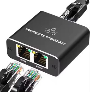 Gigabit 1000Mbps RJ45 Splitter 1x2 Ethernet Cáp 1 trong 2 ra mạng Splitter PC - Product Image 3