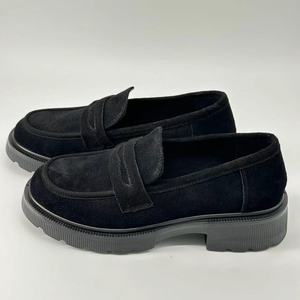 Mocassini primavera estivi da <span class=keywords><strong>donna</strong></span> con testa rotonda a bocca bassa in camoscio comode solette da lavoro Casual per studenti scarpe-all'ingrosso - Product Image 2