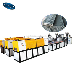 WPC hồ sơ đùn dòng sản xuất WPC iet sàn <span class=keywords><strong>decking</strong></span> sàn Bảng điều khiển hình thành máy làm cho Hội Đồng Quản Trị đầy đủ dòng - Product Image 2