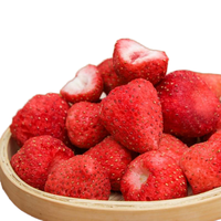 Groothandel Veganistische Vriendelijke Gevriesdroogde Aardbeien Zoet Smakende Gedehydrateerde Fruitsnack