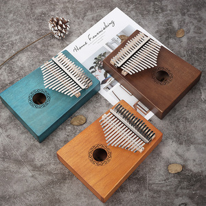 Paisen <span class=keywords><strong>Sanza</strong></span> Mbira, Calimba Mini de 17 Teclas, Económica, de Madera de Caoba Sólida, Piano de Pulgar, Set de Calimba de 21/17/10 Teclas con Bolsa - Product Image 1