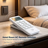 Télécommande de climatiseur JCXK 15 touches en plastique ABS, OEM ODM personnalisé