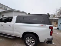 XINYI 4x4 Hardtop Étanche en Acier de 6 Pieds pour Pick-up, Capot de Camper en Aluminium pour Chevrolet Silverado