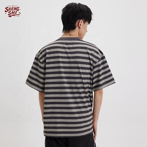 Boxy เสื้อครอปผ้าฝ้าย250G แขนสั้นคอกลมระบายอากาศแฟชั่นสำหรับวิ่งวิ่ง - Product Image 1