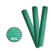 Vert foncé jardin parasol toit Portable Hdpe matériel coupe-vent pliant filet pour serre ombre filet