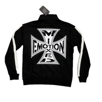 Ensemble unisexe en molleton à col montant style américain, sweat-shirt demi-zip et pantalon de survêtement, collection MixedEmotion