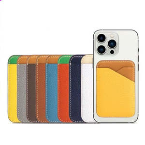 Portefeuille en cuir PU de luxe en gros, portefeuille de téléphone, porte-cartes de visite pour support de carte Magsafe - Product Image 4