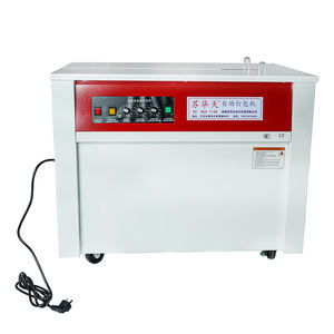 Cercleuse semi-automatique à grande vitesse-Vitesse de cerclage 3 m/s, bande PET 8-14mm, acier inoxydable de qualité alimentaire - Product Image 1