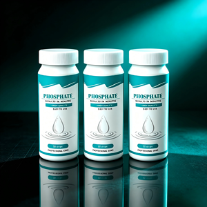 50 bandelettes de test de <span class=keywords><strong>phosphate</strong></span> 0-1000 ppb, kit de test rapide et précis de la qualité de l'eau pour aquarium, bassin et eau potable - Product Image 1