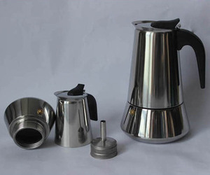 <span class=keywords><strong>Cafetière</strong></span> à expresso <span class=keywords><strong>italienne</strong></span> moderne de 2/4/6/<span class=keywords><strong>9</strong></span> <span class=keywords><strong>tasses</strong></span> en acier inoxydable 304 pour hôtels - Product Image 6