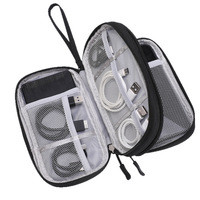 Tas Penyimpanan Kabel Data Multifungsi, Aksesoris Digital, Power Bank, Hard Drive, Penutup Pelindung, Tas Penyimpanan dan Pengorganisasian