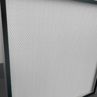 Filtro de Aire para Cuartos Limpios ULPA H11 H12 H14 U15 U16 U17 MERV15 16, Filtro Plegado