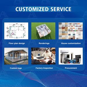 Lüks prefabrik Modern Villa 20ft 40ft taşınabilir prefabrik özelleştirilmiş hafif çelik çift iki katlı konteyner ev tasarımı - Product Image 6